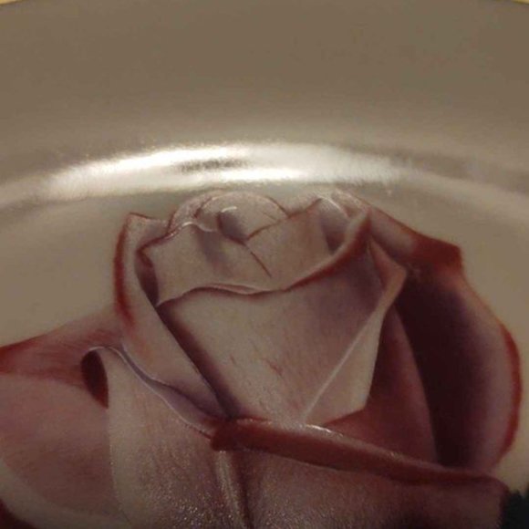 AMERICAN ROSE SOCIETY PORCELAIN COLLECTOR PLATE - PARADISE ROSE 1979 - Picture 4 of 5